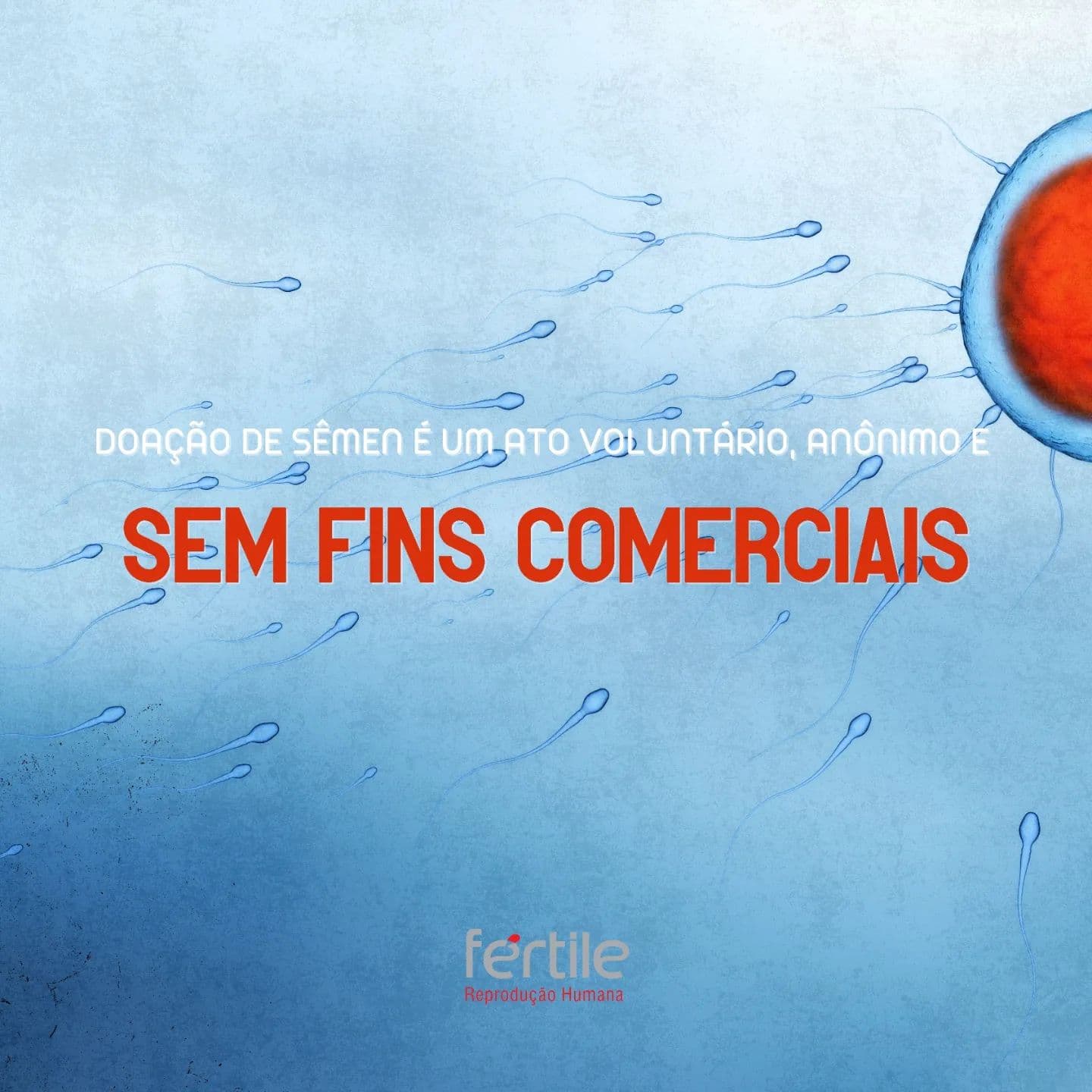 Você sabia que, no Brasil, a doação de sêmen é um ato voluntário, anônimo e sem fins comerciais?